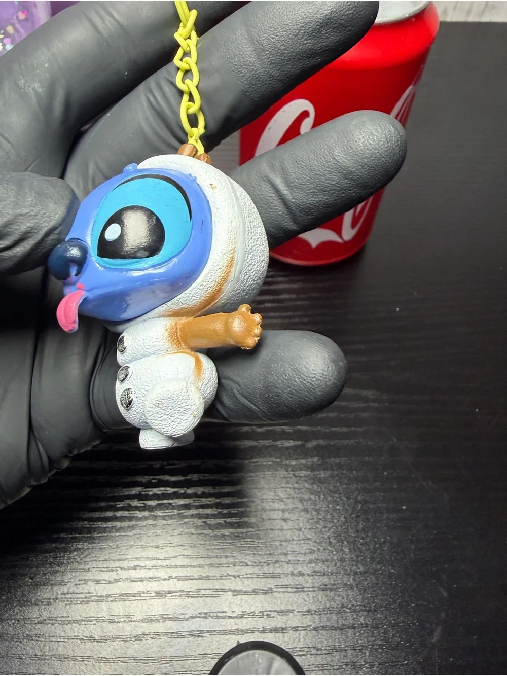Stitch Purple Glitter Backpack Bundle